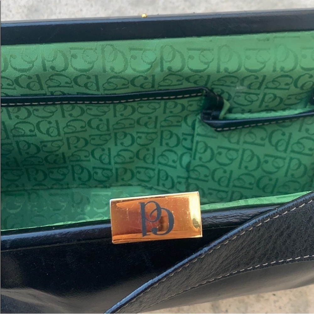 Charles David Small Clutch Black Leather Purse - Picture 8 of 9